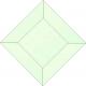 Cristal fazetat RB21 Green