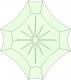 Cristal fazetat RB296RCGR GREEN