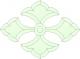 Cristal fazetat RB714.2 GREEN