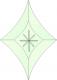 Cristal fazetat RB736.1 GREEN