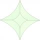 Cristal fazetat RB719 GREEN